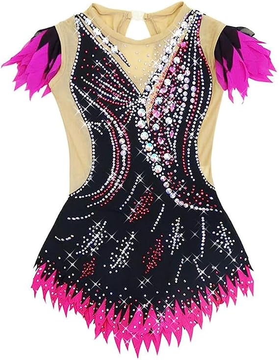 LIUHUO Rhythmic Gymnastics Leotards Stage Artists Handmade Custom Girls Competition