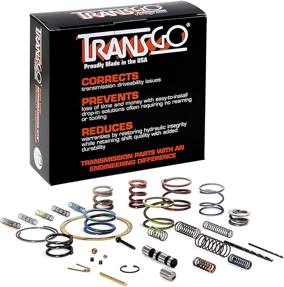TRANSGO Automatic Transmission Shift Kit, SHIFT KIT, Valve Body Repair Kit, Valve/Shim/Spacers/Springs, GM 4L60E, Kit