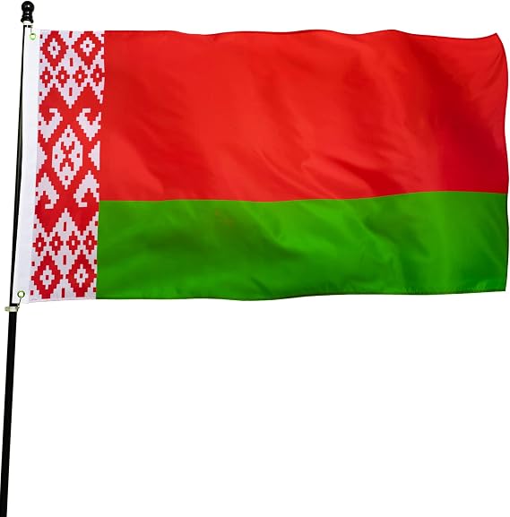 DANF Belarus Flag 3x5 Foot BELARUSIAN National Banner