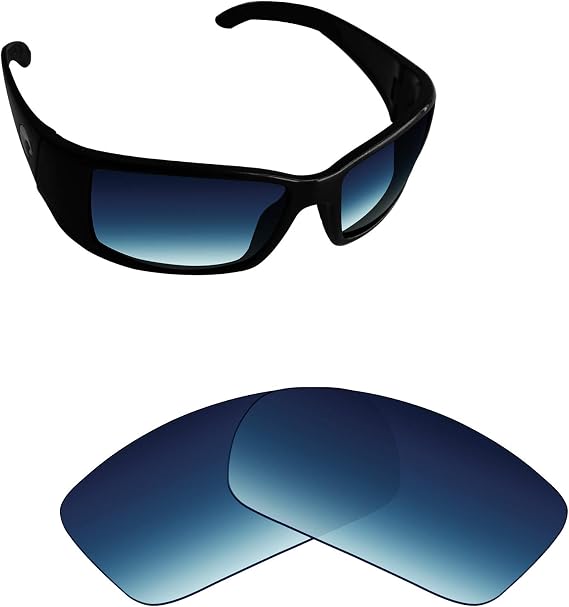 Alphax Blue Gradient Polarized Replacement Lenses for Costa Del Mar Blackfin