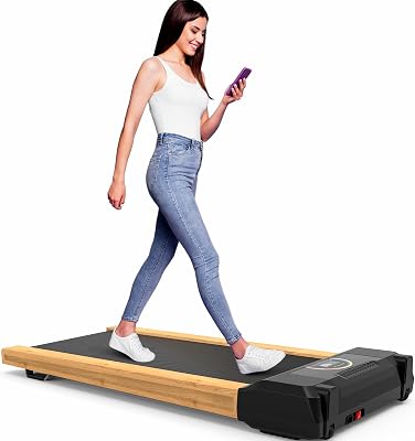 Treadmills for Home, Treadmill with Adjustable Height, 300LBS Capacity, Foldable Walking Pad with Bluetooth, Portable 2.5HP for Work-from-Home Fitness