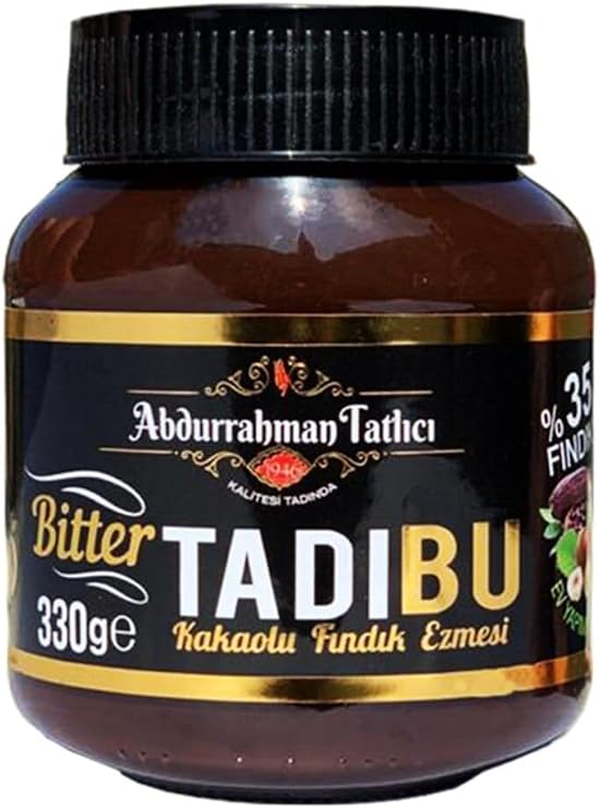 Abdurrahman Tatlıcı Tadıbu Bitter Cocoa Hazelnut Paste 330g