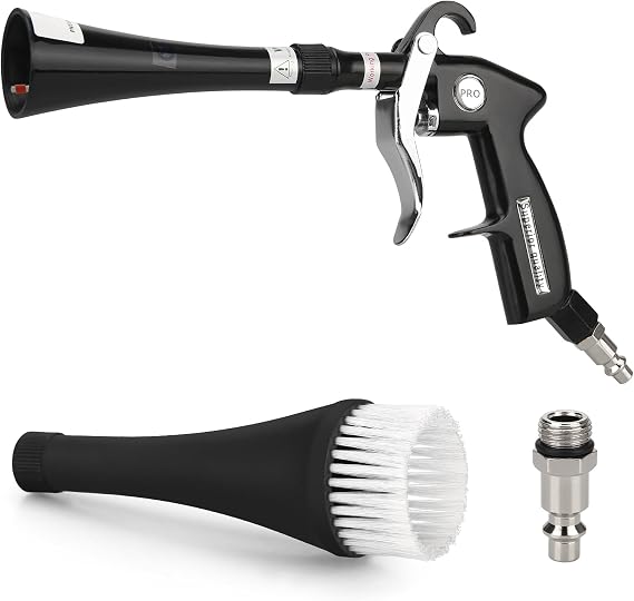 Aluminium Car Cleaning Gun with Tapered Nozzle, 6-9.2Bar with 2 Set Nozzle