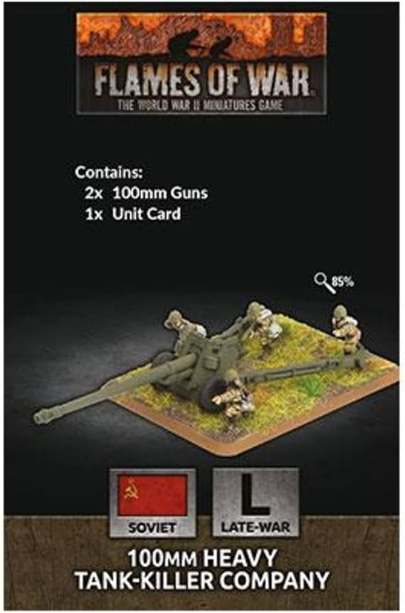 Flames of War Late War: Soviet 100mm Heavy Tank Killer Company (SU521)