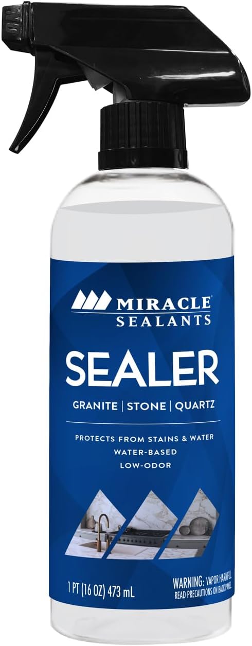 Miracle Sealants Countertop Sealer for Granite, Quartz & Marble, 16oz