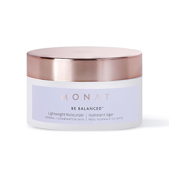 MONAT Be Balanced Lightweight Moisturizer - Restoring & Smoothing Hydrating Face Moisturizer with Hyaluronic Acid. Light Moisturizer Face Cream for Daily Skincare Routine - Net Wt. 45 ml / 1.52 fl oz