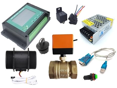 Automatic Liquid Filling Pack 4 Capacities includes flow sensor, flow meter totalizer, valve + power supply (DN50-2 inch)