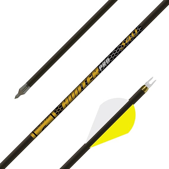 Gold Tip Hunter Pro Arrow with Raptor Vane (Pack of 6)