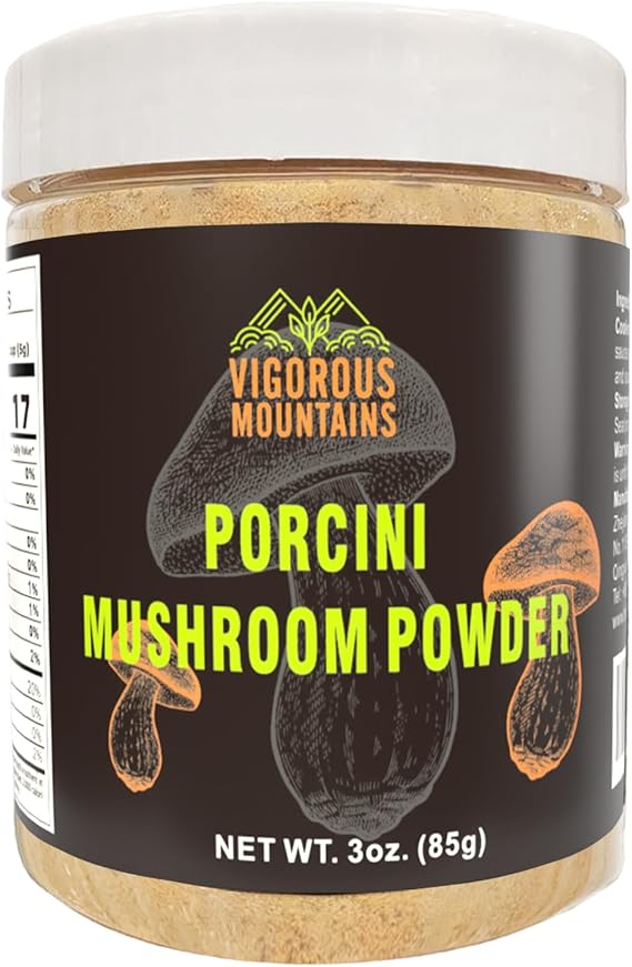 VIGOROUS MOUNTAINS Dried Porcini Mushroom Powder Seasoning 85g