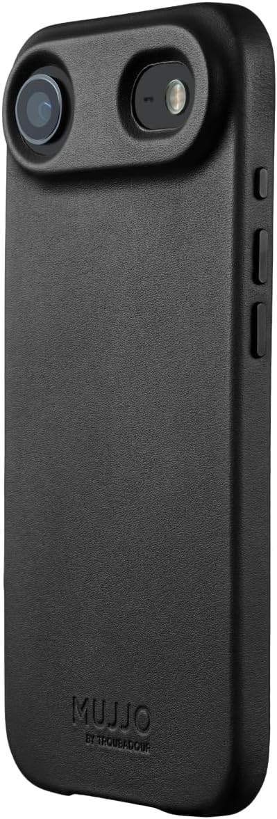 Mujjo Leather Case for iPhone Air MagSafe Compatible - Black
