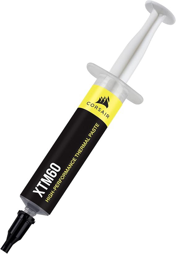 Corsair XTM60 high performance thermal paste for CPU or GPU, 3g – low viscosity, long-term stability, easy operation, included applicator board