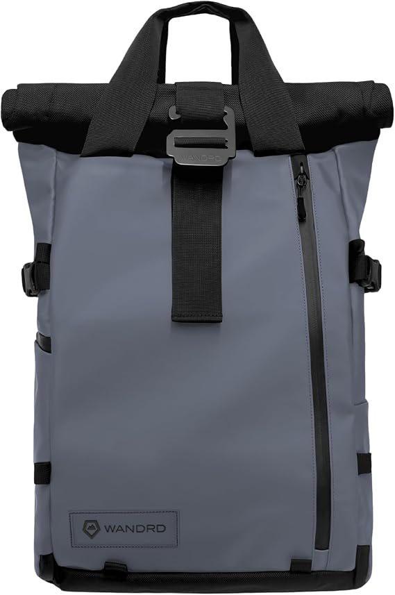 WANDRD PRVKE 21L Photography Bundle: Weather-Resistant Travel & Camera Backpack with Laptop Sleeve, Quick Side Access, Clamshell Opening Ideal Photography & Travel Bag (Aegean Blue)