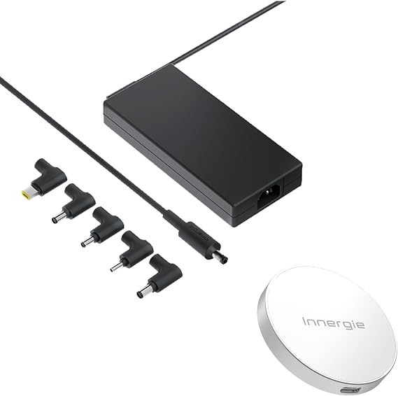Innergie 240W Laptop Charger + 15W Qi2 Magnetic Wireless Charger Bundle