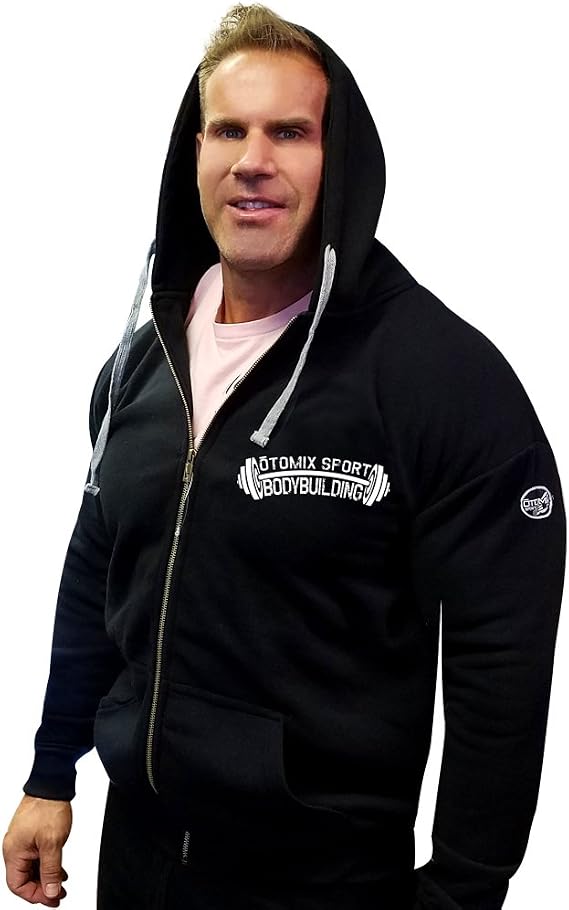Otomix Men's Fleece Zip Front Hoodie Jacket Logo