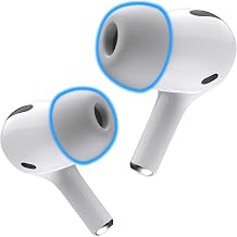 Foam Masters メモリーフォームイヤーチップ AirPods Pro 第3世代専用 | 快適 | 安全 | より良いノイズキャンセリング | バージョン3.0交換用バッド グレー - Mサイズ