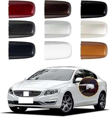Front Left Driver Door Handle Key Hole Cover Cap for Volvo XC60 S60 S60L V60 V40 39819800,31349578 Flamingo Red