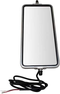 Heated Door Mirror with Turn Signal - Driver Side West Coast Style - Manual Adjustment - for 1996-2003 Mitsubishi Fuso FK