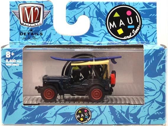 M2 Machines 1:64 Scale Detroit Muscle Release 59 "1944 Willys MB Jeep"