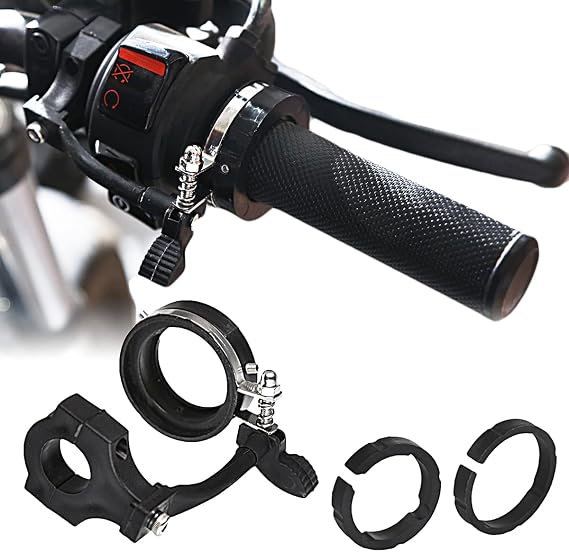 7/8Inch 22mm 1Inch 25mm Black Cruise Control Throttle Lock Kits for Universal Motorcycle
