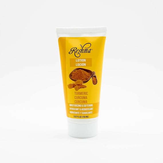 Reshma Beauty Turmeric Lotion, Face & Body Lotion for Normal to Dry Skin, Infused with Turmeric Extract, Moisturizes and Soothes Skin, 5.07 fl oz, Pack of 1