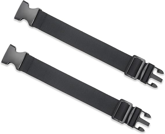 2 Pack Backpack Chest Strap, Adjustable Sternum Straps for Backpacks, Universal, Suitable for Hiking and Outdoor Travel (Black)