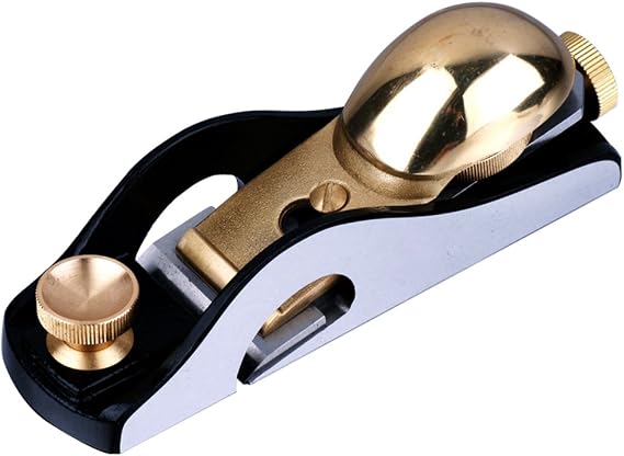 BAYM Iron Hand Plane with Tenon Saw & Low Angle Block Planer - Western Shoulder Plane with High-grade Copper Plate - 20 Degree Angle