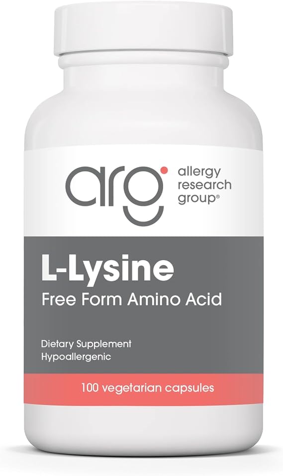NutriCology L-Lysine Essential Amino Acid 500 mg, 100 Capsules | Essential Amino Acid for Collagen Formation, Calcium Absorption, Bone and Connective Tissue Health Support