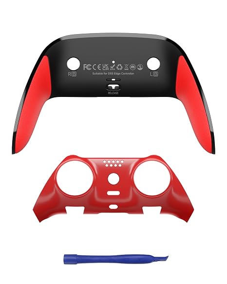 CHARM FOCUS Replacement Shell Set for PS-5 Edge Controller, TPE Grip Cover