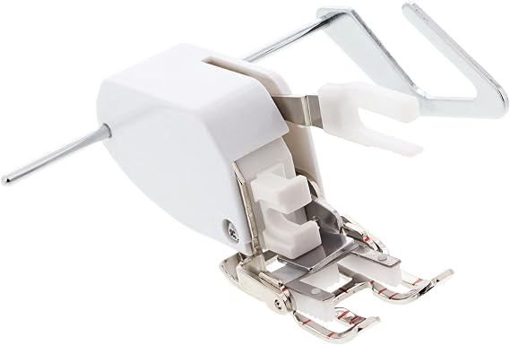 Open Toe Walking Foot with Adjustable Guide | Fits Low Shank Sewing Machines - Brother, Janome, Singer, and More | Even Feed Foot for Quilting and Sewing Multiple Layers