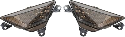 Bruce & Shark LED Front Turn Signal Light Motorcycle Turn Signal Lights,Fits for Kawasaki NINJA 250 300 400 650 1000 2013-2023,for Kawasaki ZX-6R 2013-2021