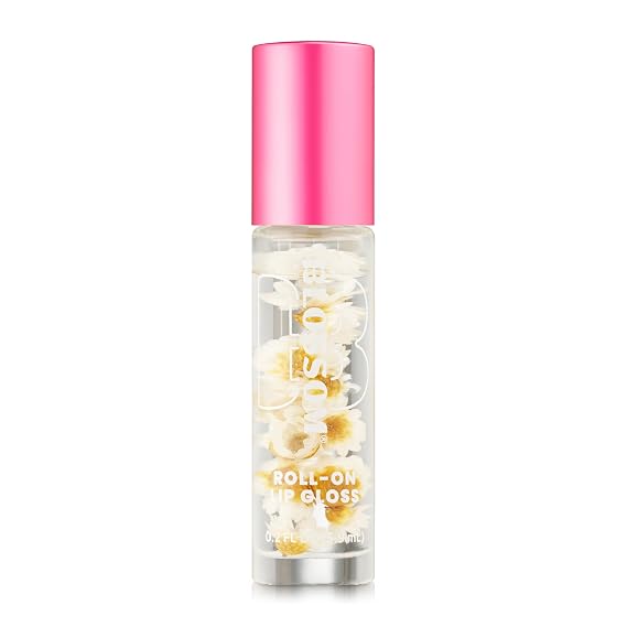 Blossom Roll on Lip Gloss, Non Sticky, Made in USA, Almond Biscotti, 0.2oz
