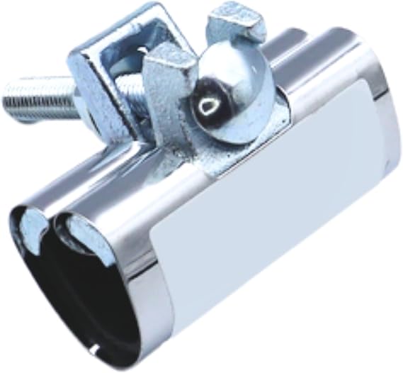 Stainless Steel One-Piece Galvanized Repair Clamp with Single Bolt, 3/4' x 3' inches | Water Pipe Holder, Copper Pipe Leak Repair Kit