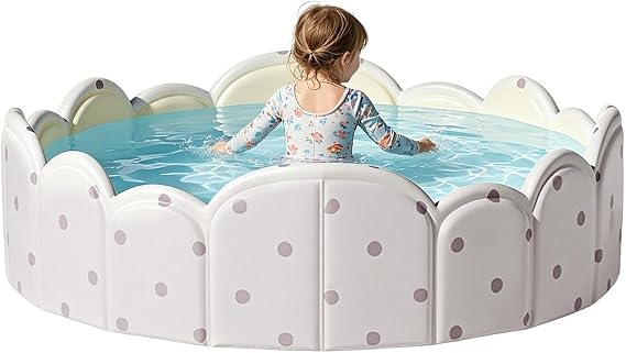 Foldable Pet Pool Portable Thickened Non Inflatable Bathtub | Small Dog Pool for Kids Pet Backyard Beach Play Outdoor Indoor Summer Travel Park Play