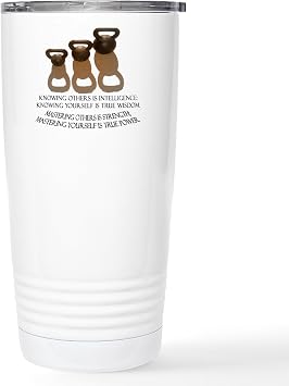 CafePress Kettlebell Stainless Steel Travel Mug 20 oz. Insulated Stainless Steel Coffee Tumbler