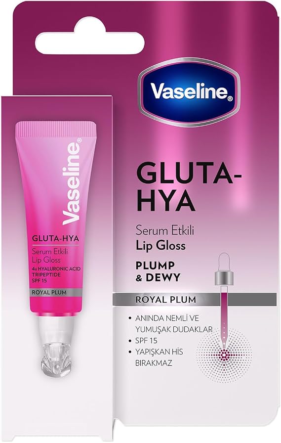 Vaseline Gluta Hya Serum Etkili Lip Gloss Royal Plum