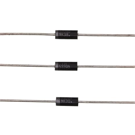 10 Pieces 1N5339B 1N5339 Power Zener Diode 5W 5.6V DO-15(CASE17-02) Axial Diodes 5 Watt 5.6 Volt