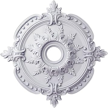 Ekena Millwork CM28BE 28 3/8"OD x 3 3/4"ID x 1 5/8"P Benson Classic Ceiling Medallion