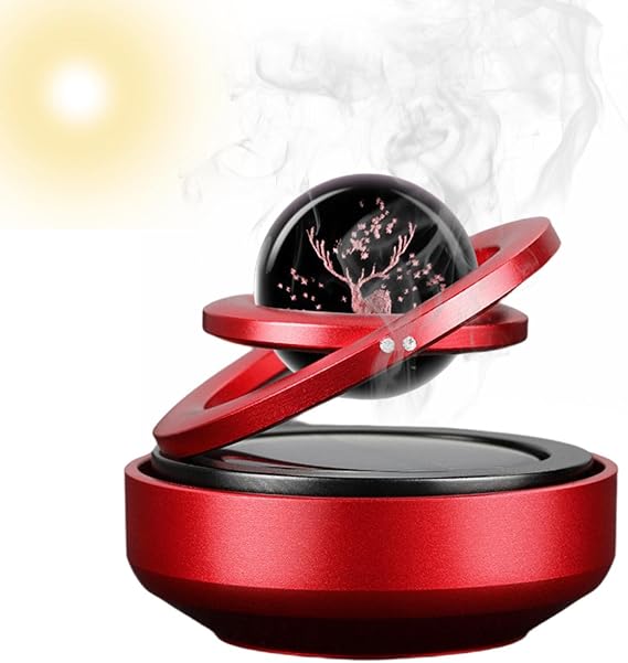 Güneş Enerjili Dönen Araba Hava Temizleyici | Askıya Alınmış Güneş Enerjili Araba Aromaterapi - Araba Oda Parfümü Difüzörü, Dönen Araba Aromaterapi Difüzörü, Oto İç Dekorasyon Aksesuarları