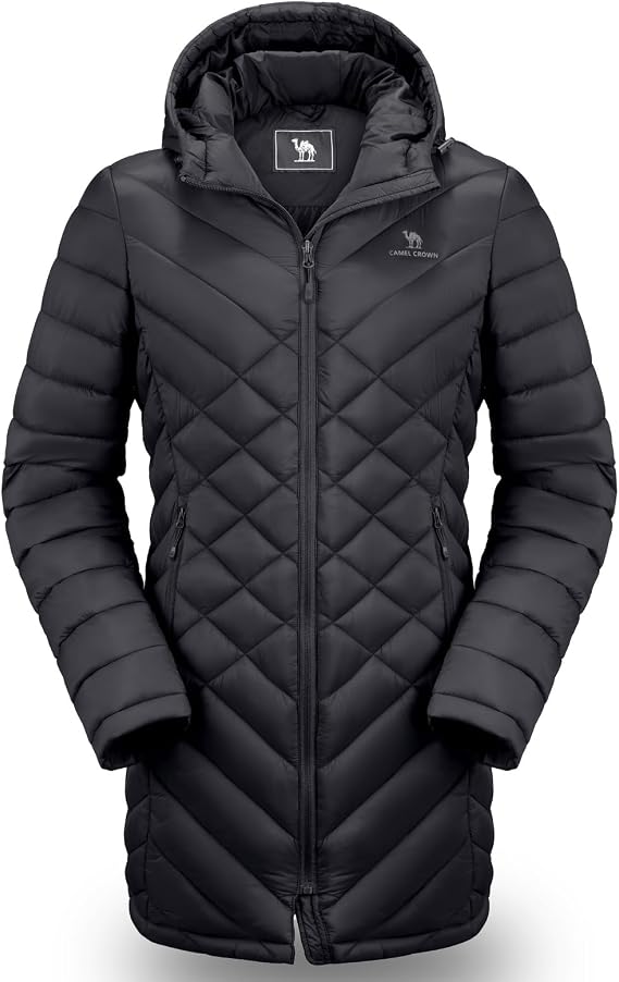 CAMELSPORTS Women's Ski Jacket Winter Snow Coat Warm Mountain Waterproof Female Jacket Parka with Hooded