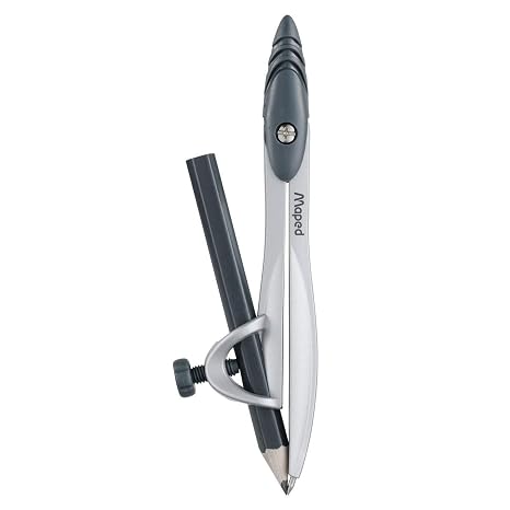 Maped Study Metal Compass with Universal Holder, Assorted Colors