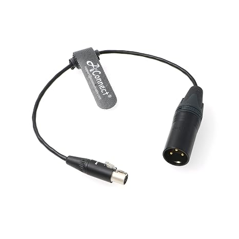 XLR-Cable-TA3F Original 3 Pin Mini XLR Female to 3 Pin XLR Male Cord for Sound Devices 744T Mixer Rode-X 30CM