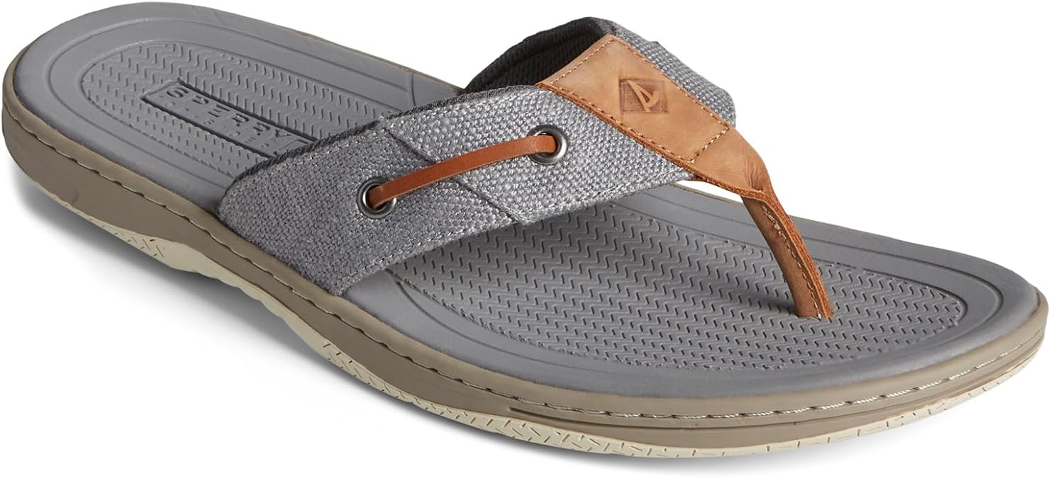 Sperry Men's Baitfish Leather Flip Flop Sandal
