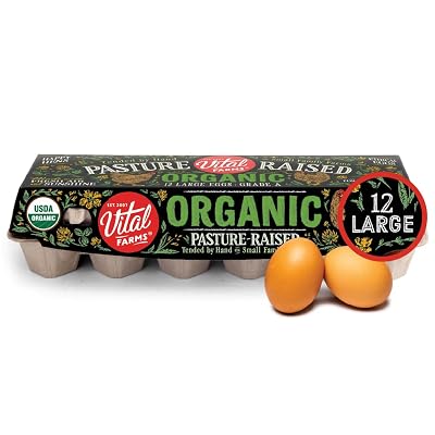 Vital Farms Organic Pasture-Raised Large Eggs 12ct