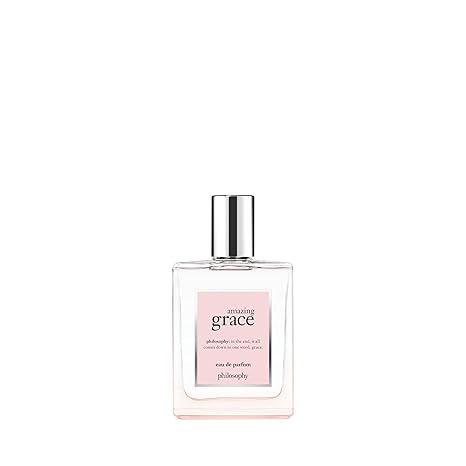 philosophy amazing grace eau de parfum - clean & floral women's perfume - with notes of bergamot, lily of the valley & musk - long lasting fragrance - 2 fl oz