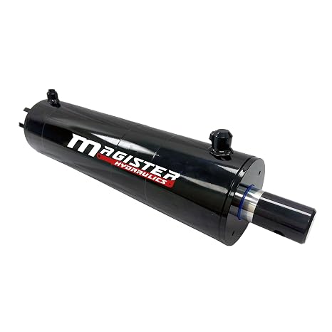 Hydraulic Cylinder for Dump Trailer 5" Bore x 21.5" Stroke, 3500 PSI Trailer Hoist Hydraulic Cylinders- Magister Hydraulics Double-Acting Dump Hoist Hydraulic Cylinder