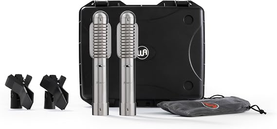 Warm Audio WA-2FT Fen-Tone Instrument Ribbon Microphone with Selectable in-Line Preamp - Stereo Pair