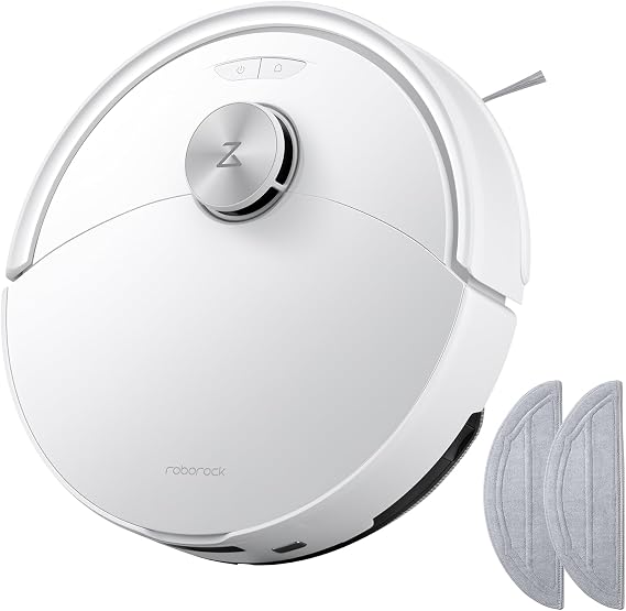 roborock Q10 S5 Robot Vacuum and Mop Cleaner with Replacement Mop Cloths