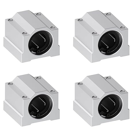 4 Pcs SCS8UU Linear Ball Bearings, 8mm ID, 30mm Length