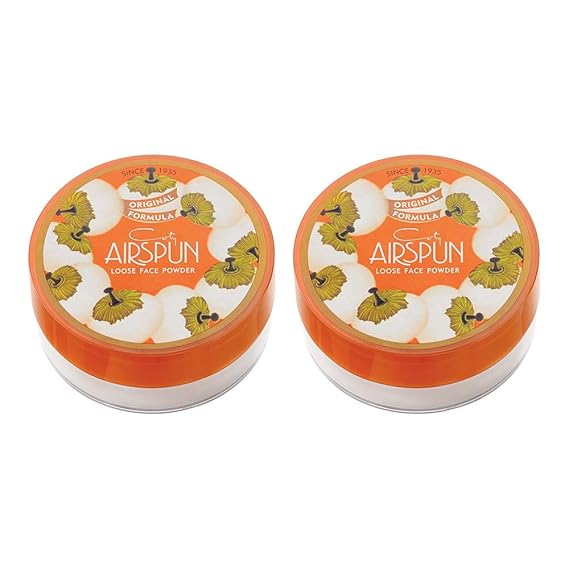 Coty Airspun Loose Face Powder, Naturally Neutral, for Setting Makeup or as Foundation, Lightweight, Long Lasting, 2.3 Ounce , 2 Count (Pack of 1)