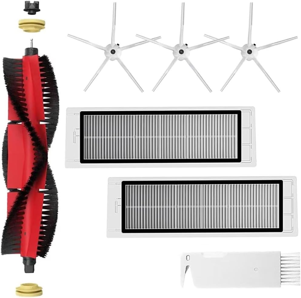 Spare parts for Xiaomi Roborock vacuum cleaner S5 Max S6 Max S6 Pure S6 MaxV S50 S51 S60 S60 S65 S65 S5 S6, accessory kit main brush, side brush, HEPA filter, cleaning tool